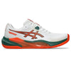 Asics - Zapatillas GEL-Challenger 15 Padel White/Energy Orange Hombre